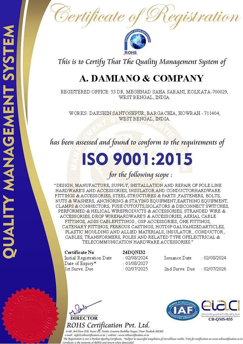 ISO Certificate