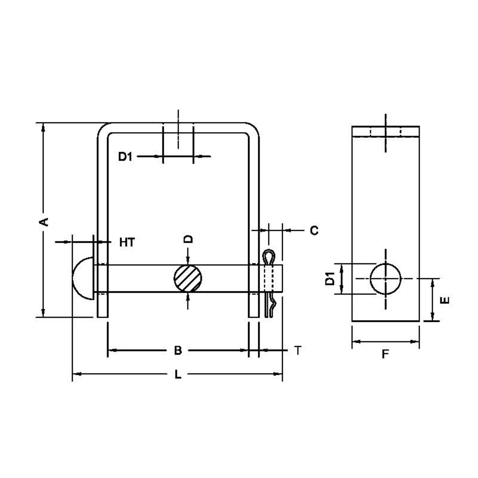 IM-PR-Pole line hardwares Bracket D Iron 2