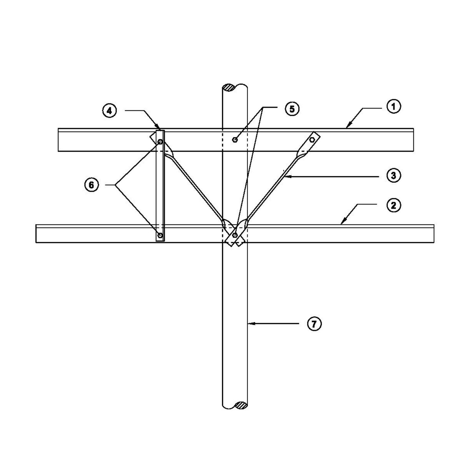 IM-PR-Pole line hardwares Crossarm bracket 2